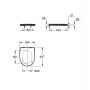 Grohe Bau Ceramic deska sedesowa wolnoopadająca biała 112946SH00 zdj.2