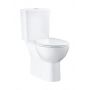 Grohe Bau Ceramic zestaw kompakt WC z deską wolnoopadającą biały 39346000 zdj.1