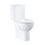 Grohe Bau Ceramic zestaw kompakt WC z deską wolnoopadającą biały 39347000