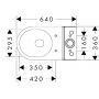 Hansgrohe EluPura S miska kompakt WC biały 60260450 zdj.2
