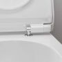 Hansgrohe EluPura S miska WC wisząca bez kołnierza ze spłukiwaniem wirowym biały połysk 60343450 zdj.6