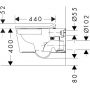 Hansgrohe EluPura S miska WC z deską wolnoopadającą wisząca bez kołnierza ze spłukiwaniem wirowym biały połysk 60344450 zdj.3