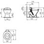 Ideal Standard Contour 21 miska WC stojąca biały połysk K761901 zdj.2