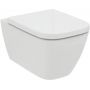 Ideal Standard I Life B zestaw miska WC wisząca RimLS+ z deską sedesową biały (T461401, T468201) zdj.1
