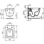 Ideal Standard I.Life S miska WC wisząca biały połysk T459201 zdj.2
