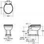 Ideal Standard Waverley miska WC stojąca biała U471201 zdj.2