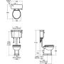 Ideal Standard Waverley zbiornik WC do kompaktu biały U471401 zdj.2