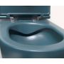 Isvea Infinity miska WC wisząca bez kołnierza niebieski mat 10NF02001-2P zdj.5