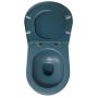 Isvea Infinity miska WC wisząca bez kołnierza niebieski mat 10NF02001-2P zdj.6