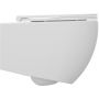 Isvea Infinity miska WC wisząca bez kołnierza biały mat 10NF02004-2L zdj.3