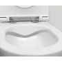 Isvea Infinity miska WC wisząca bez kołnierza biały mat 10NF02004-2L zdj.5
