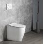 Isvea Sentimenti miska WC stojąca bez kołnierza biała 10SM10004SV zdj.3