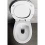 Isvea Sentimenti miska WC stojąca bez kołnierza biała 10SM10004SV zdj.5