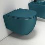 Isvea Infinity miska WC wisząca bez kołnierza zielony mat 10NF02004-2P zdj.6