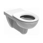 Koło Nova Pro Bez Barier miska WC wisząca dla osób niepełnosprawnych Rimfree biała M33520000