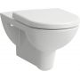 Laufen Liberty miska WC wisząca bez kołnierza dla niepełnosprawnych biała H8219540000001 zdj.1