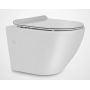 Massi Decos Mini Rimless miska WC wisząca z deską wolnoopadającą duroplast biała MSM-0003SLIM zdj.3