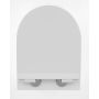 Massi Decos Mini Rimless miska WC wisząca z deską wolnoopadającą duroplast biała MSM-0003SLIM zdj.6