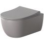 Massi Molis miska WC wisząca Rimless z deską wolnoopadającą Molis Grey MSM-0013RIMSLIM-MG zdj.1