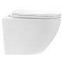 Rea Carlo Mini Rimless miska WC wisząca z deską wolnoopadającą biała REA-C6200 zdj.5