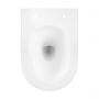 Zestaw Oltens Hamnes OneForm Stille PureRim miska WC wisząca z deską wolnoopadającą biały połysk 42049000 zdj.4