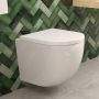 Zestaw Oltens Hamnes miska WC wisząca PureRim z powłoką SmartClean z deską wolnoopadającą 42514000 zdj.6
