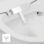 Oltens SmartFrisk miska WC wisząca myjąca z powłoką SmartClean z deską biała 42038000 zdj.10
