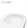 Zestaw Oltens Hamnes Stille miska WC wisząca PureRim z powłoką SmartClean z deską wolnoopadającą biały 42523000 zdj.8