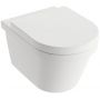 Ravak Chrome miska WC wisząca z deską sedesową wolnoopadającą biały GPX01651 zdj.1