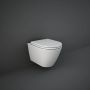 Rak Ceramics Feeling miska WC wisząca bez kołnierza biała mat RST23500A zdj.1