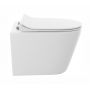 Rea Alan Rimless miska WC wisząca z deską wolnoopadającą Duroplast/Slim/ZM biały REA-C0761 zdj.1