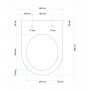 Rea Alan Rimless miska WC wisząca z deską wolnoopadającą Duroplast/Slim/ZM biały REA-C0761 zdj.2