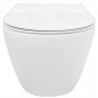 Rea Carlo Mini Rimless Flat miska WC wisząca z deską wolnoopadającą biała REA-C2760 zdj.3