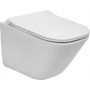 Roca Gap Square Compacto miska WC wisząca z deską wolnoopadającą slim biała A34H473000