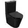 Sapho Paco zestaw WC kompakt Rimless czarny mat PC1012WRB zdj.1