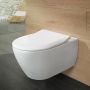 Villeroy & Boch Subway 2.0 zestaw miska WC wisząca bez kołnierza z deską wolnoopadającą Weiss Alpin (5614R001, 9M68S101) zdj.12