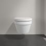 Villeroy & Boch Architectura Combi-Pack zestaw miska WC wisząca bez kołnierza z deską wolnoopadającą Weiss Alpin 4694HRR1 zdj.4