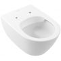 Zestaw Villeroy & Boch Subway 2.0 miska WC wisząca bez kołnierza z deską wolnoopadającą CeramicPlus biała (5614R0R1, 9M78S101/9M78S1R1) zdj.2