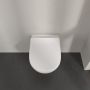Villeroy & Boch O.Novo miska WC wisząca bez kołnierza ze spłukiwaniem wirowym CeramicPlus Weiss Alpin 5660C0R1 zdj.5