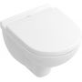 Villeroy & Boch O.Novo combi-Pack miska WC wisząca CeramicPlus z deską wolnoopadającą Weiss Alpin 5688H1R1 zdj.1