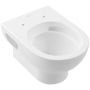 Villeroy & Boch O.Novo miska WC wisząca bez kołnierza ze spłukiwaniem wirowym CeramicPlus Weiss Alpin 5C39C0R1 zdj.1