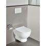 Villeroy & Boch O.Novo miska WC wisząca bez kołnierza ze spłukiwaniem wirowym CeramicPlus Weiss Alpin 5C39C0R1 zdj.12