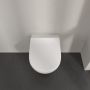Villeroy & Boch O.Novo miska WC wisząca bez kołnierza ze spłukiwaniem wirowym CeramicPlus Weiss Alpin 5C39C0R1 zdj.5