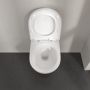 Villeroy & Boch O.Novo miska WC wisząca bez kołnierza ze spłukiwaniem wirowym CeramicPlus Weiss Alpin 5C39C0R1 zdj.7