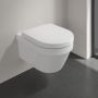 Villeroy & Boch Architectura Combi-Pack zestaw miska WC wisząca bez kołnierza z deską wolnoopadającą Weiss Alpin 4694HRR1 zdj.9