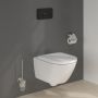 Zestaw Villeroy & Boch Subway 3..0 stelaż podtynkowy miska WC wisząca z deską i przycisk czarny mat (92242700, 4670TS01, 922490AN) zdj.4