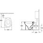 Villeroy & Boch O.Novo miska WC stojąca CeramicPlus Weiss Alpin 761810R1 zdj.2
