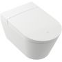 Villeroy & Boch Tivo toaleta myjąca wisząca bez kołnierza ze spłukiwaniem wirowym Weiss Alpin V22EM101 zdj.1