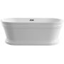 Aqualine Antik wanna wolnostojąca 160x79 cm owalna biała E2679 zdj.1