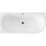 Balneo Avola wanna wolnostojąca 170x80 cm lewa owalna biała J0101010502-2 zdj.3